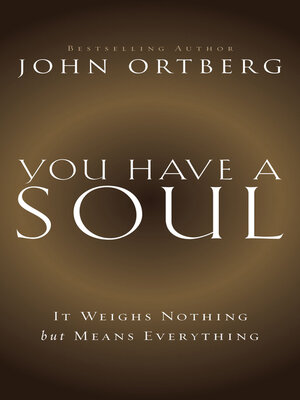 cover image of You Have a Soul